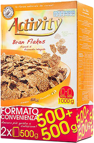 Activity Bran Flakes g.500+500 (6 In A Box) (£3.39 Each)