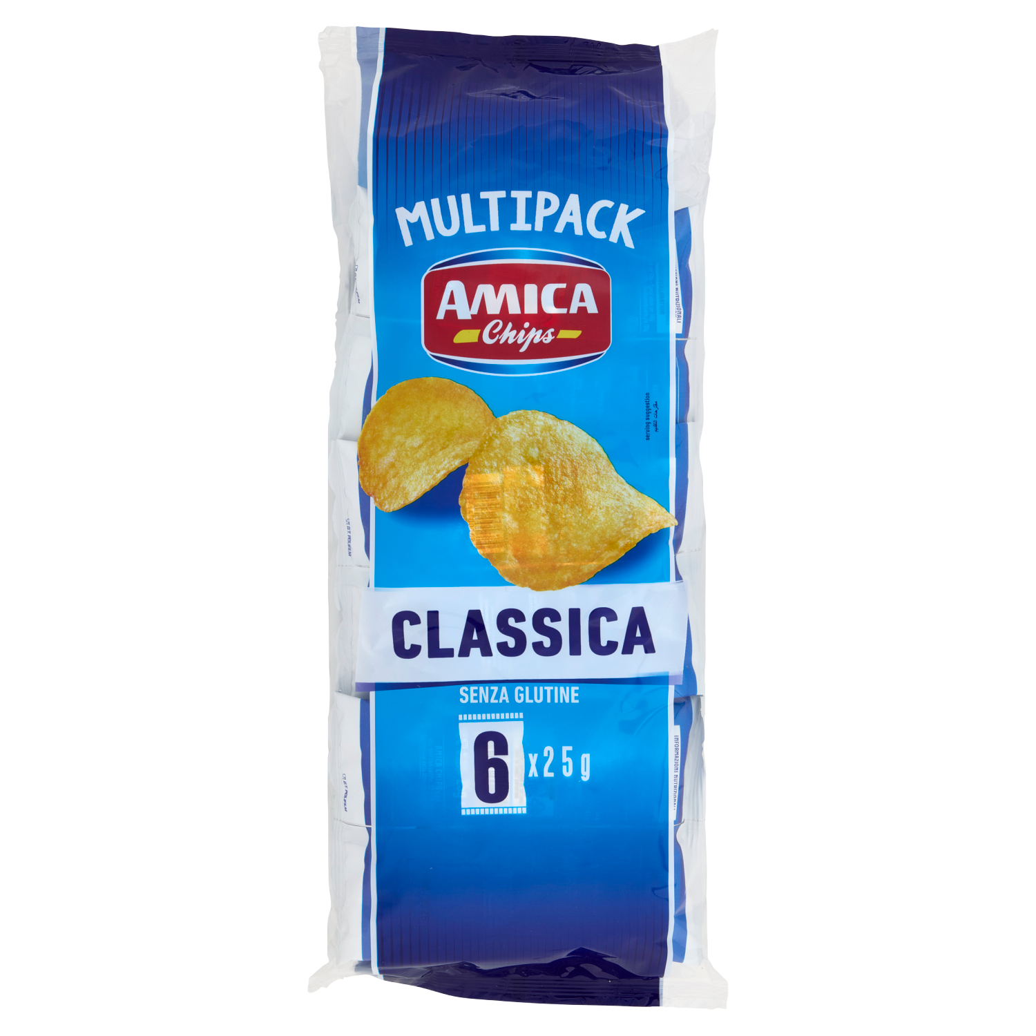 AMICA CHIPS PATATINE CLASSICHE 150g (12 in a box)