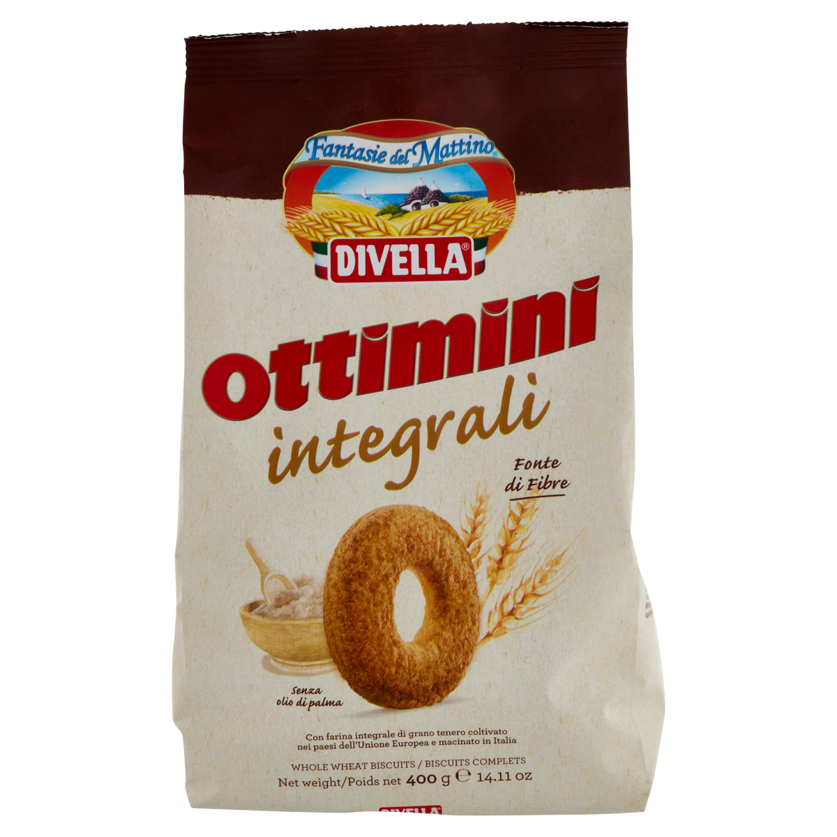 DIVELLA OTTIMINI INTEGRALI 400g (12 in a box)