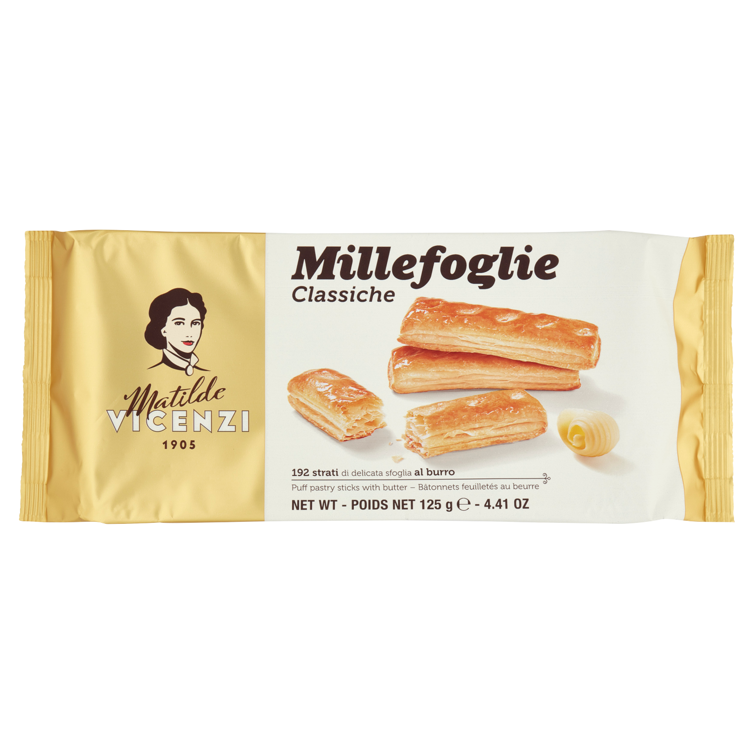 VICENZI MILLEFOGLIE CLASSICHE 125g (16 in a box)