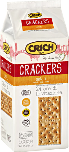 Crich Crackers Salato g.500 Pacco Verticale (10 In A Box) (£1.22 Each)