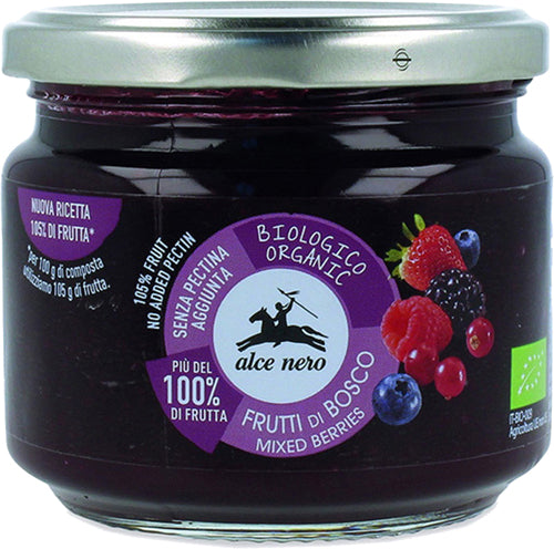 Alce Nero Composta Frutti Di Bosco g.270 Bio (6 In A Box) (£3.31 Each)