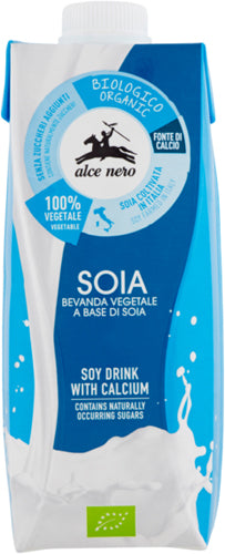 Alce Nero Bevanda Di Soia Bio ml 500 -Brik- (12 In A Box) (£1.13 Each)