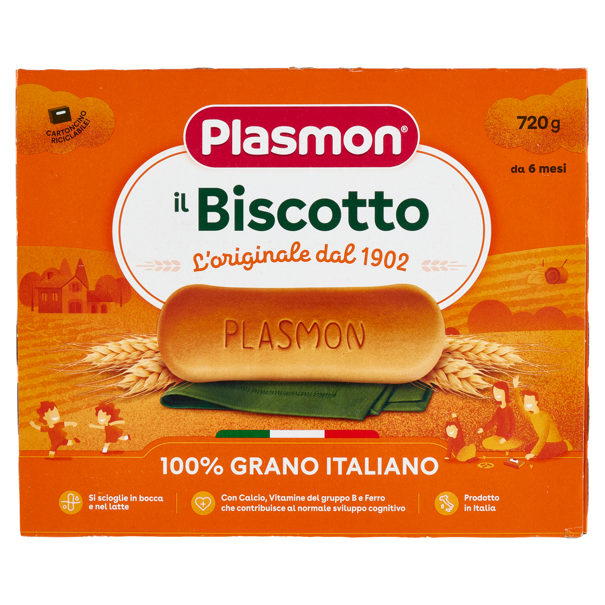 PLASMON BISCOTTO 720g (6 in a box)