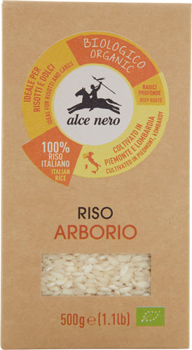 Alce Nero Riso Arborio g.500 Bio (12 In A Box) (£2.60 Each)