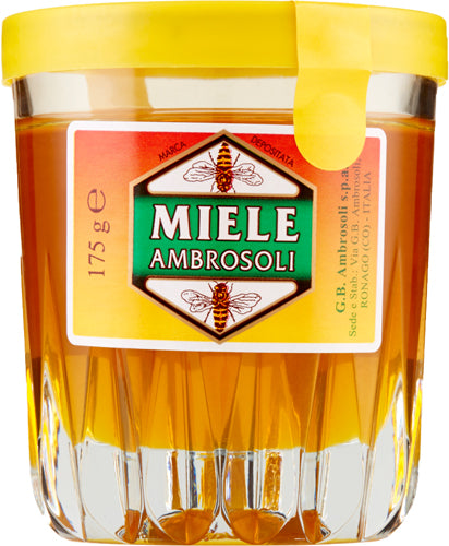 Ambrosoli Miele Millefiori g.175 -Bicchiere- (6 In A Box) (£2.18 Each)