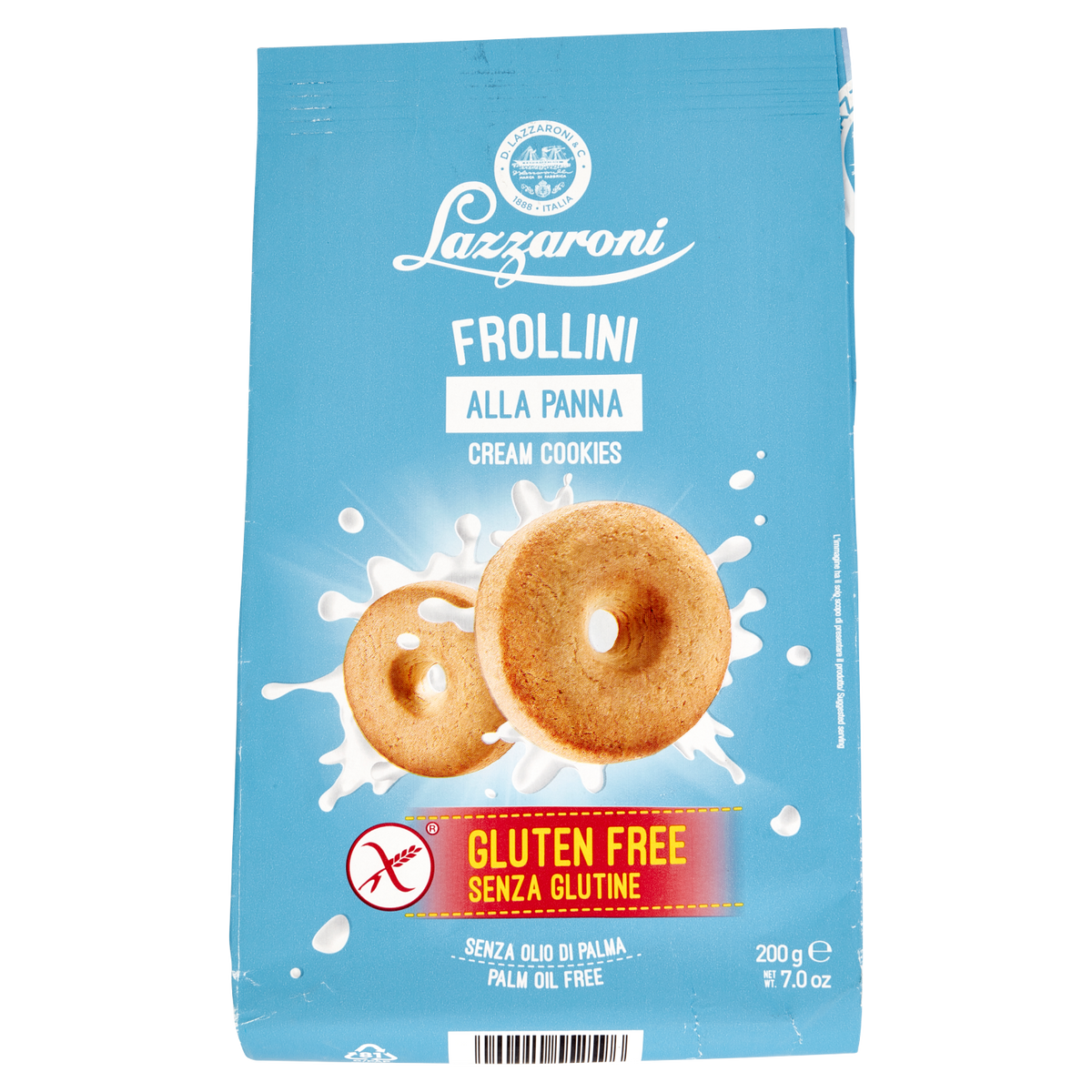LAZZARONI FROLLINI gluten-free PANNA 200g (10 in a box)