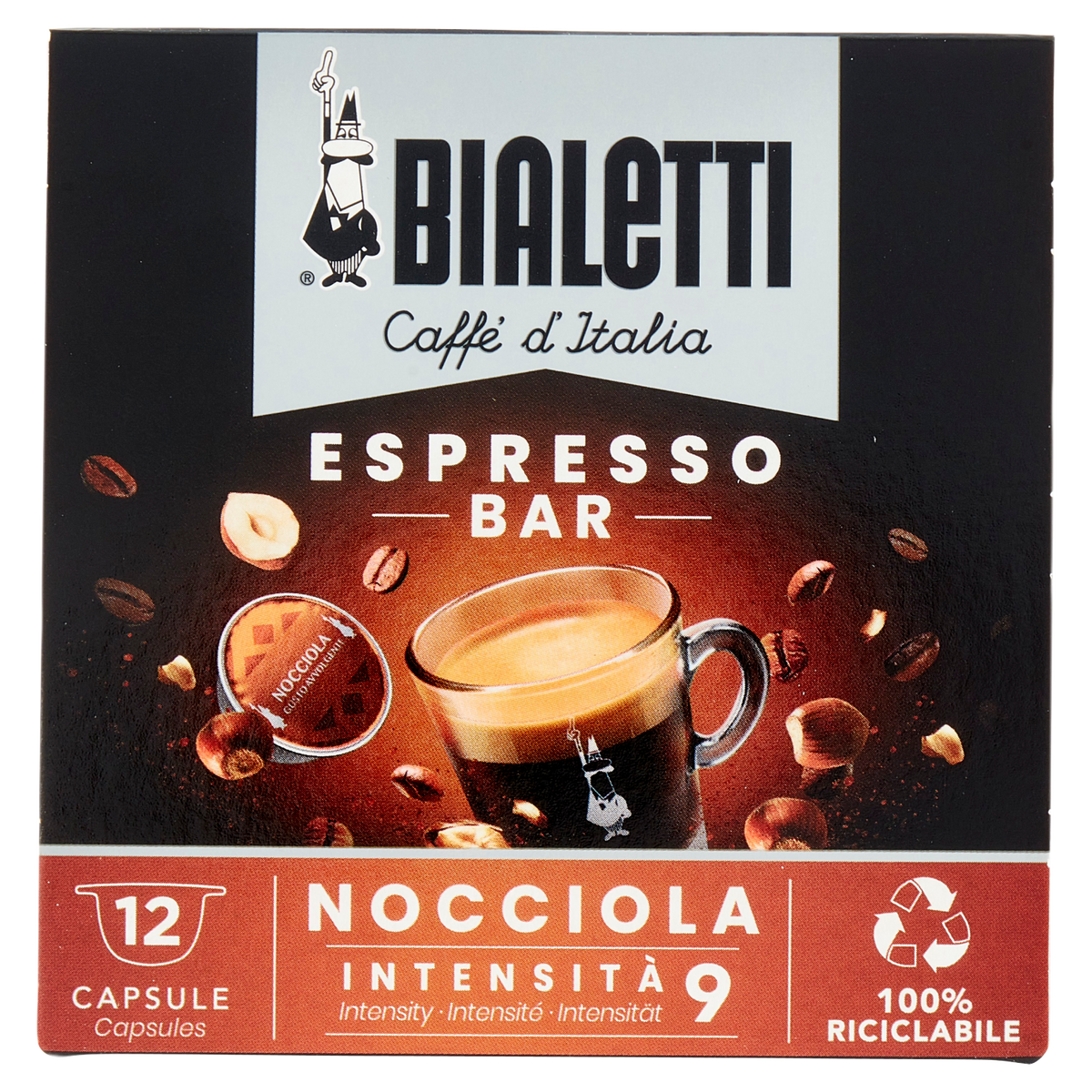BIALETTI CAPSULE X12 NOCCIOLE 175g (8 in a box)