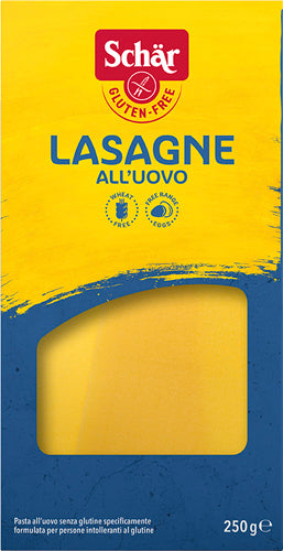 Schar Lasagne All'Uovo Senza Glutine 250g (6 In A Box) (£2.43 Each)