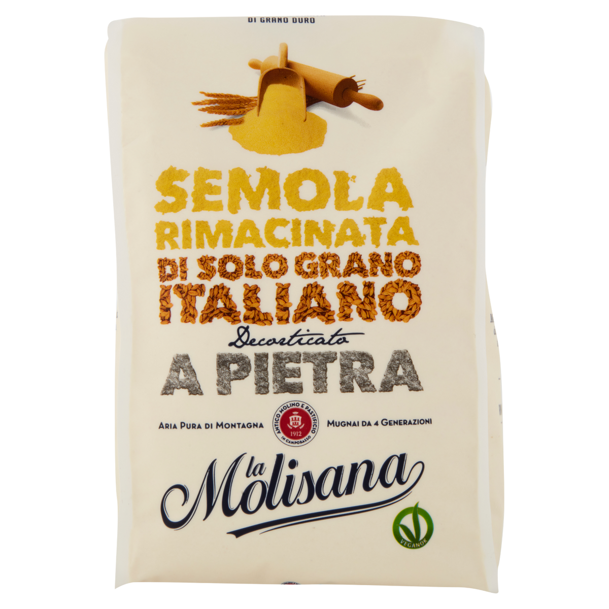 MOLISANA SEMOLA RIMACINATA 1kg (12 in a box)