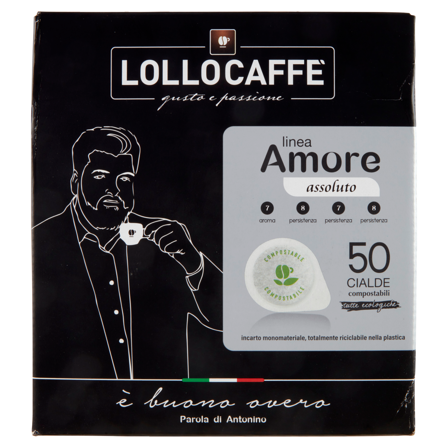 LOLLOCAFFÈ CIALDE ASSOLUTO 50pcs (single item)