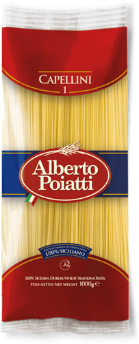 Alberto Poiatti Kg.1 Capellini N.1 (12 In A Box) (£1.07 Each)