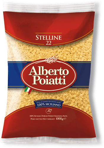 Alberto Poiatti Kg.1 Stelline N.22 (12 In A Box) (£1.07 Each)