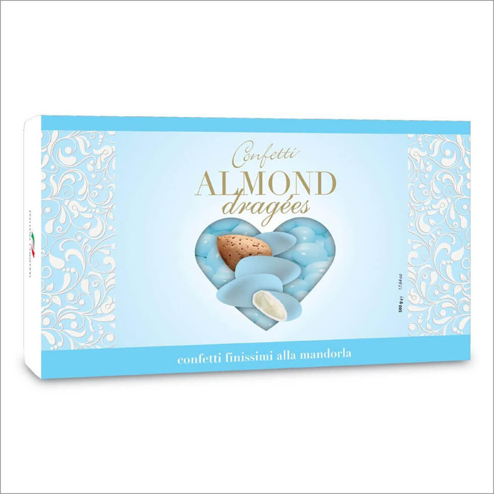 MAXTRIS CONFETTI ALMOND CELESTE 500g (6 in a box)