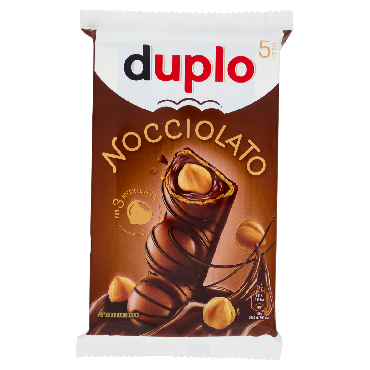 FERRERO DUPLO NOCCIOLATO T.6 156g (14 in a box)