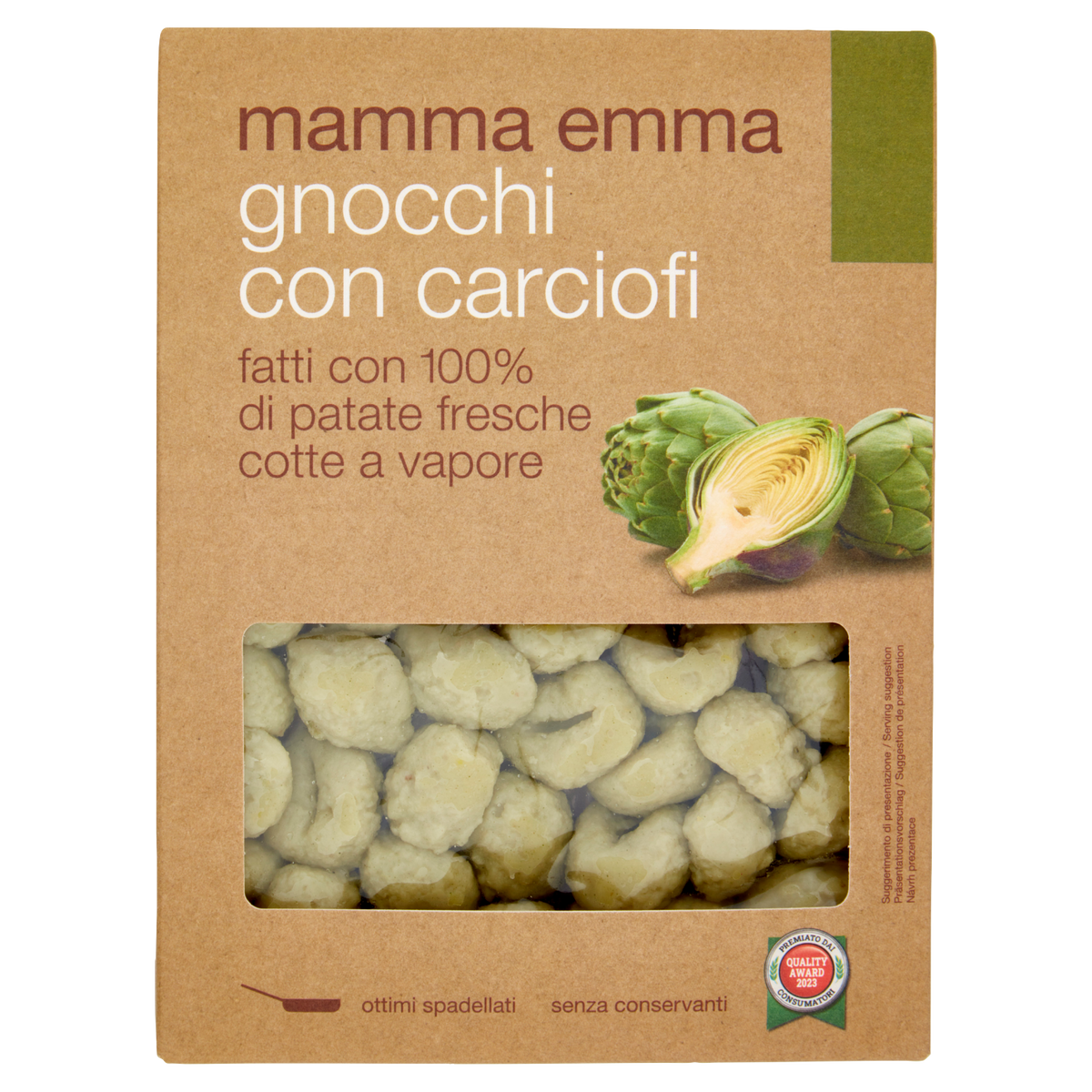 MAMMA EMMA GNOCCHI CARCIOFI 350g (6 in a box)