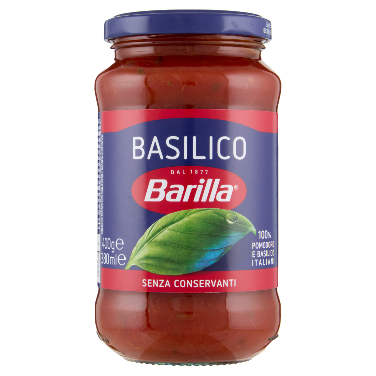 BARILLA SUGO BASILICO 400g (6 in a box)