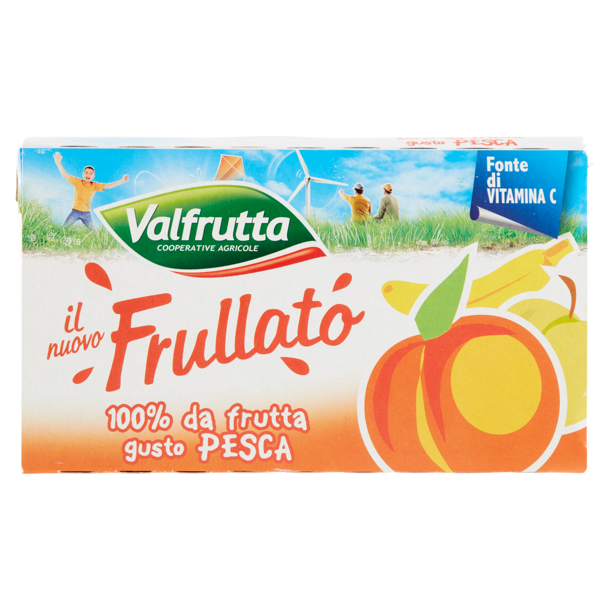 VALFRUTTA FRULLATO PESCA 125ml X3 375ml (8 in a box)