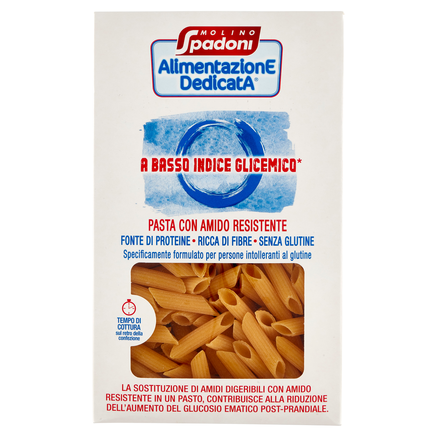 MOLINO SPADONI PENNE A BASSO INDICE GLICEMICO 400g (6 in a box)