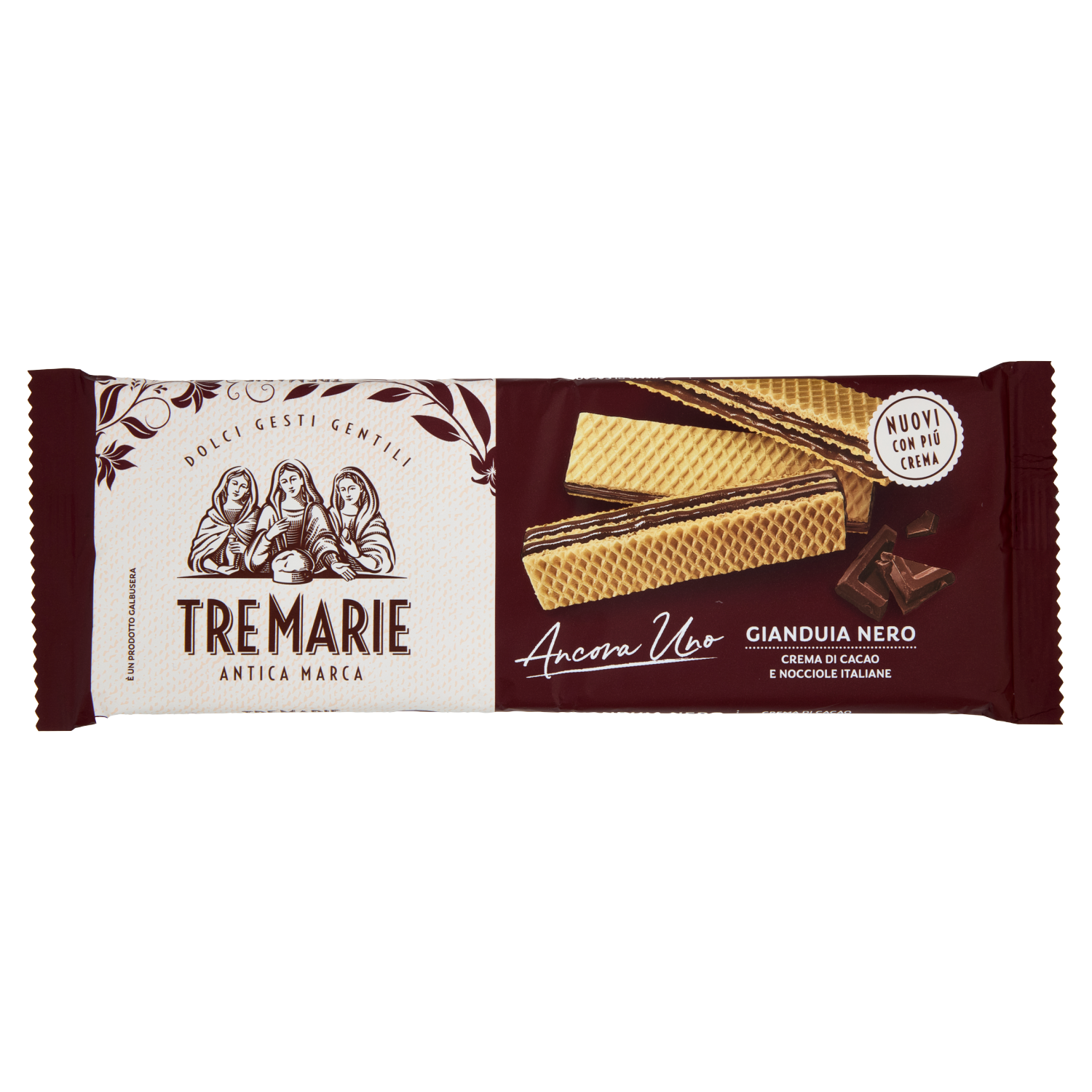 TRE MARIE WAFER GIANDUIA 140g (18 in a box)