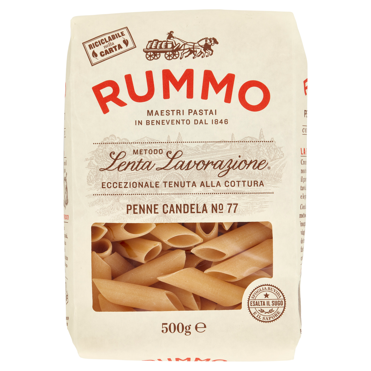 RUMMO PENNE CANDELA N.77 500g (16 in a box)