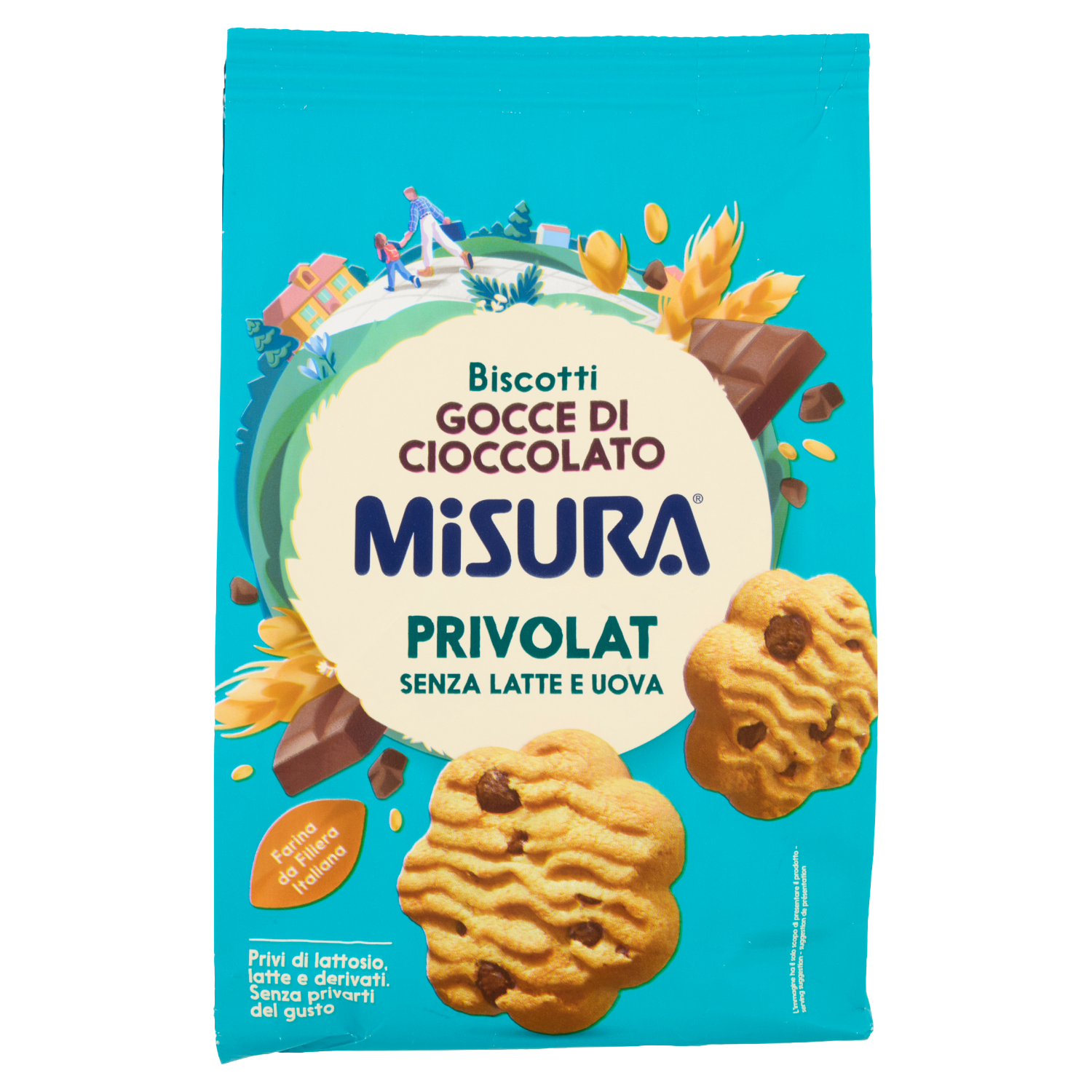 MISURA PRIVOLAT BISCOTTI GOCCE CIOCCOLATO 290g (10 in a box)