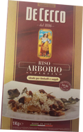 DE CECCO RISO ARBORIO 1kg (12 in a box)