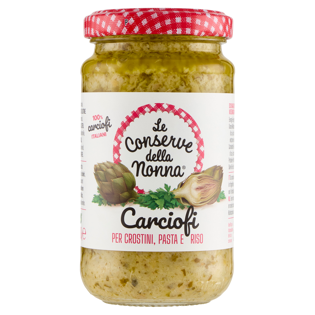 CONSERVE DELLA NONNA CREMA DI CARCIOFI 190g (6 in a box)