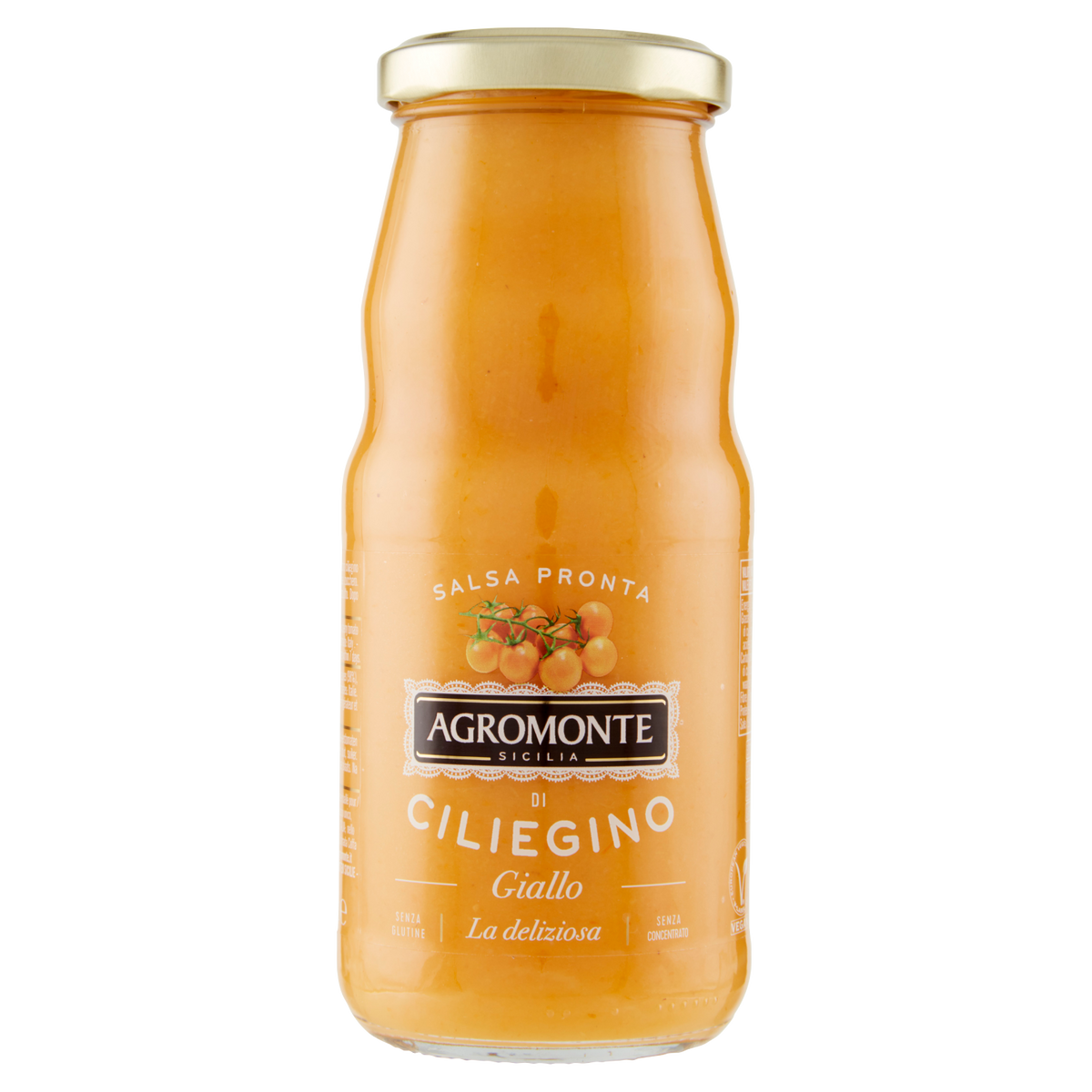 AGROMONTE SALSA PRONTA CILIEGINO GIALLO 360g (12 in a box)
