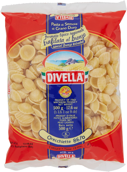 DIVELLA SPECIALITA' REGIONALI ORECCHIETTE DI BARI 500g (24 in a box)