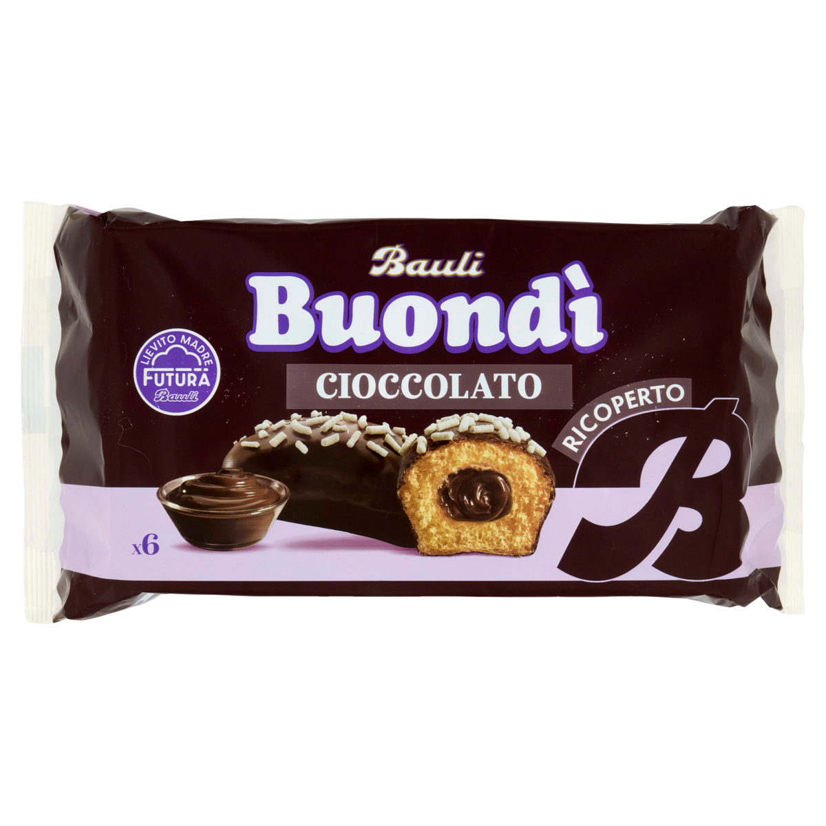 BUONDI' RICOPERTO CIOCCOLATO X6 276g (12 in abox)
