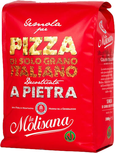 La Molisana Semola Per Pizza Kg.1 Macinata A Pietra (12 In A Box) (£1.02 Each)