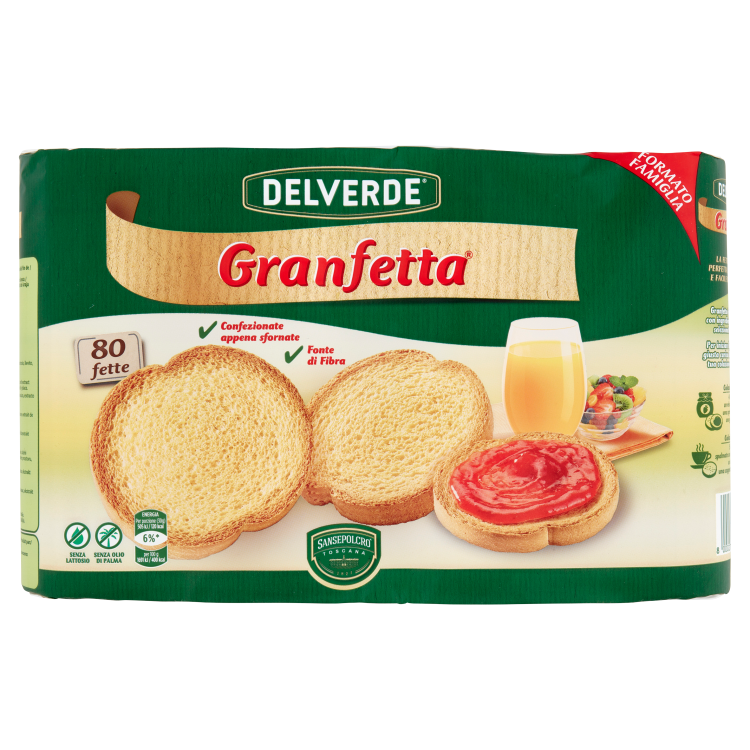 DELVERDE GRANFETTA X80 600g (5 in a box)