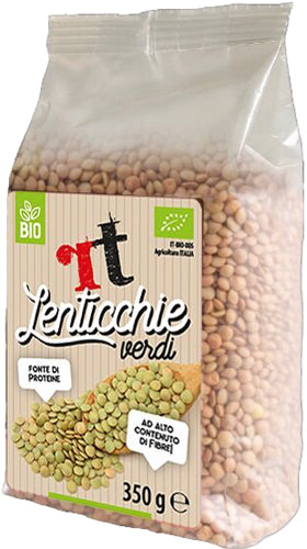 RT Lenticchie Verdi Giganti Bio Italia gr.350 (15 In A Box) (£1.19 Each)