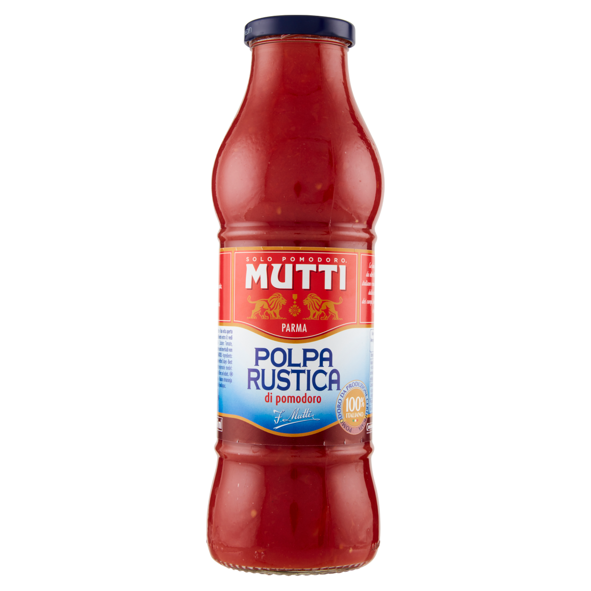 MUTTI POLPA DI POMODORO BOTTIGLIA RUSTICA 690g 12 in a box