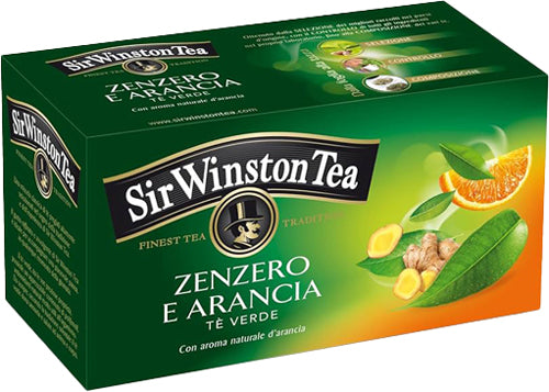 Sir Winston Te' Verde Arancia E Zenzero 20 Ff (12 In A Box) (£1.63 Each)
