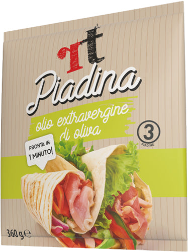 RT 3 Piadine Olio Evo Ambient g.360 (20 In A Box) (£0.75 Each)