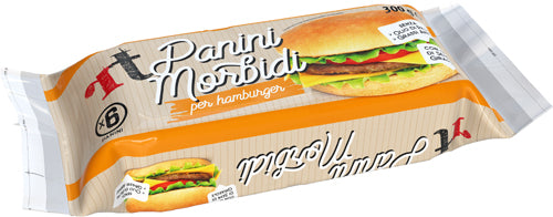RT Panini Morbidi Per Hamburger g.300 (6pz) (8 In A Box) (£0.77 Each)