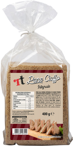 RT Pane Integrale gr.400 Ciuffo (6 In A Box) (£1.58 Each)
