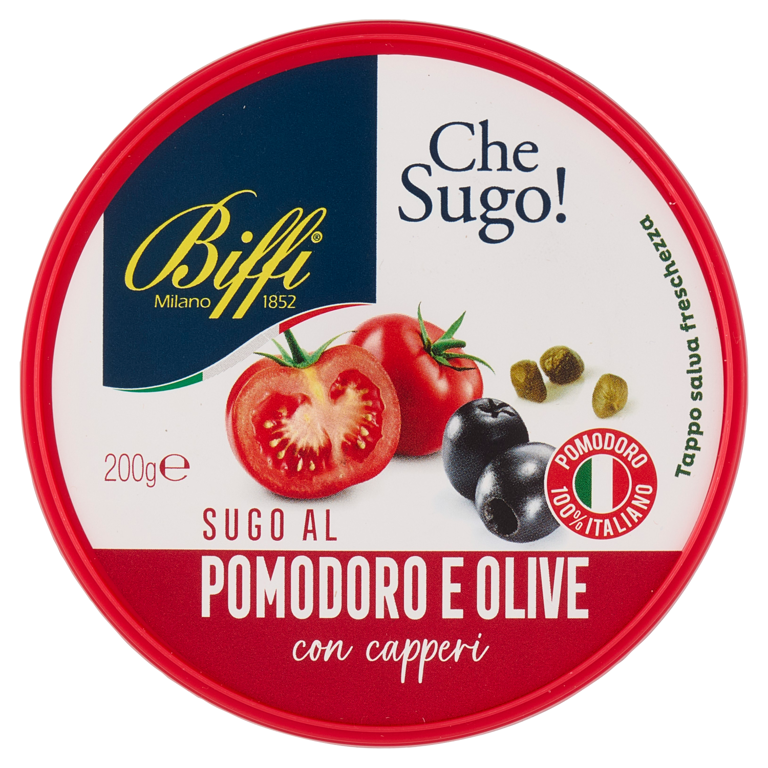 BIFFI SUGO POMODORO CAPPERI&OLIVE 200g (6 in a box)