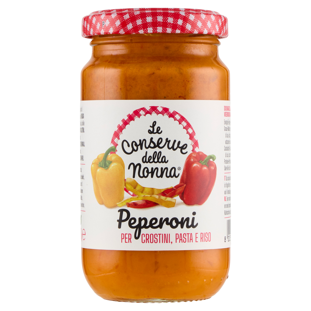 CONSERVE DELLA NONNA CREMA DI PEPERONI 190g (6 in a box)
