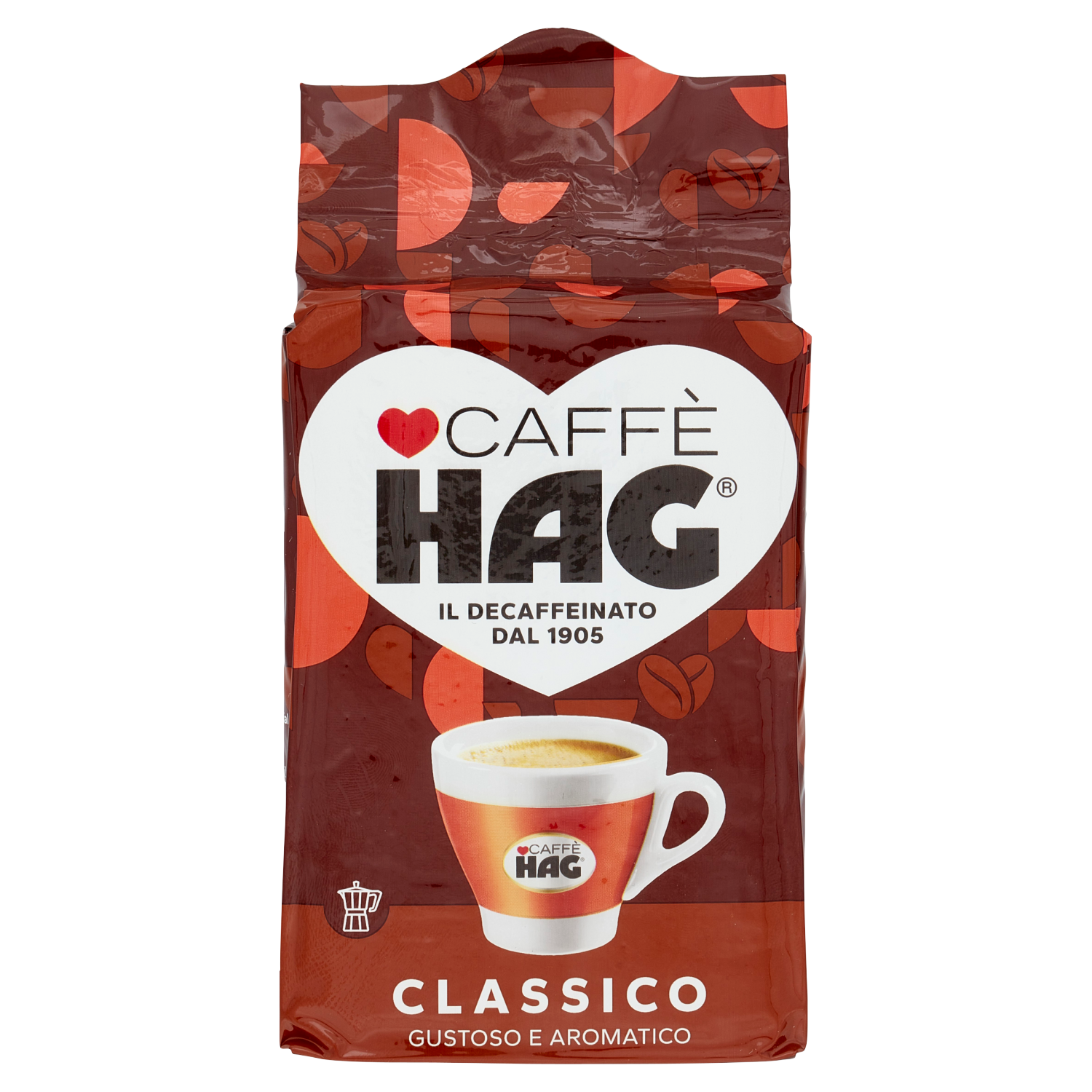 HAG CAFFÈ DEK CLASSICO 250g (12 in a box)
