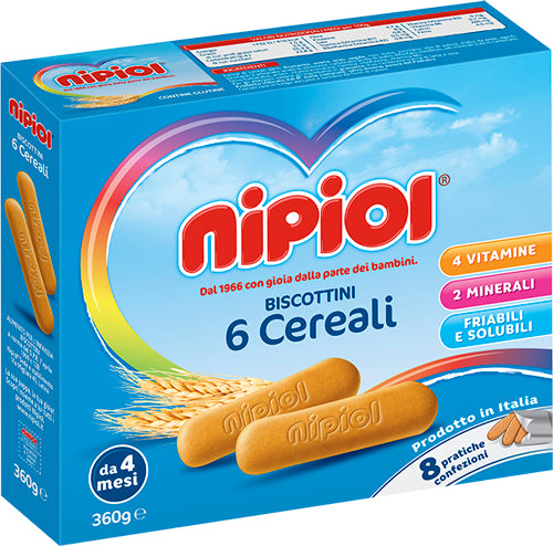 NIPIOL BISC. 6 CEREALI G.360