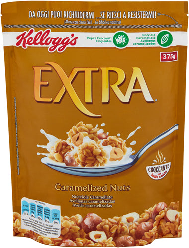 Kellogg'S Extra Nocciole Caramell g.375 Standing Pouch (8 In A Box) (£2.88 Each)