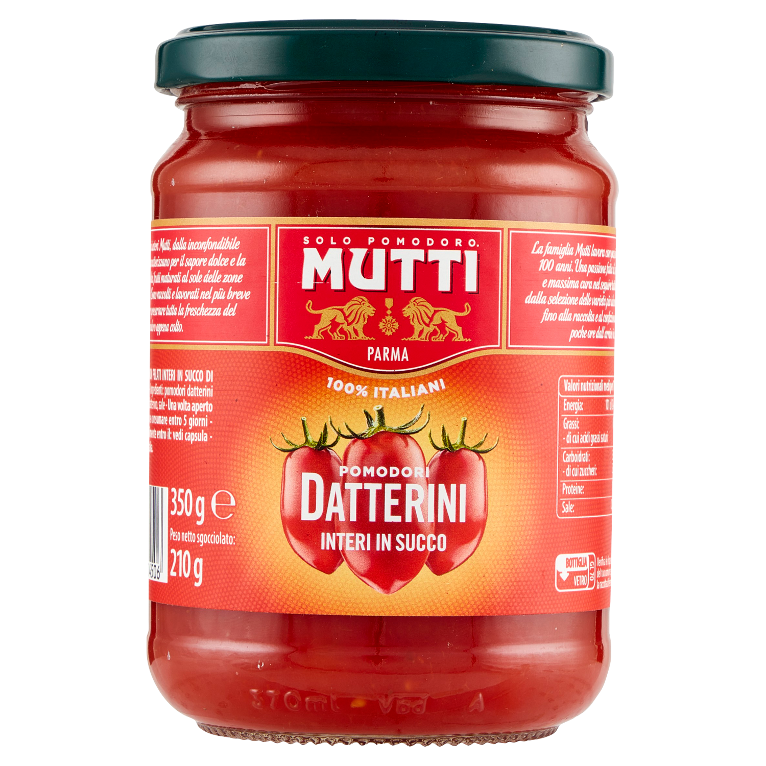 MUTTI DATTERINI whole 350g (6 in a box)