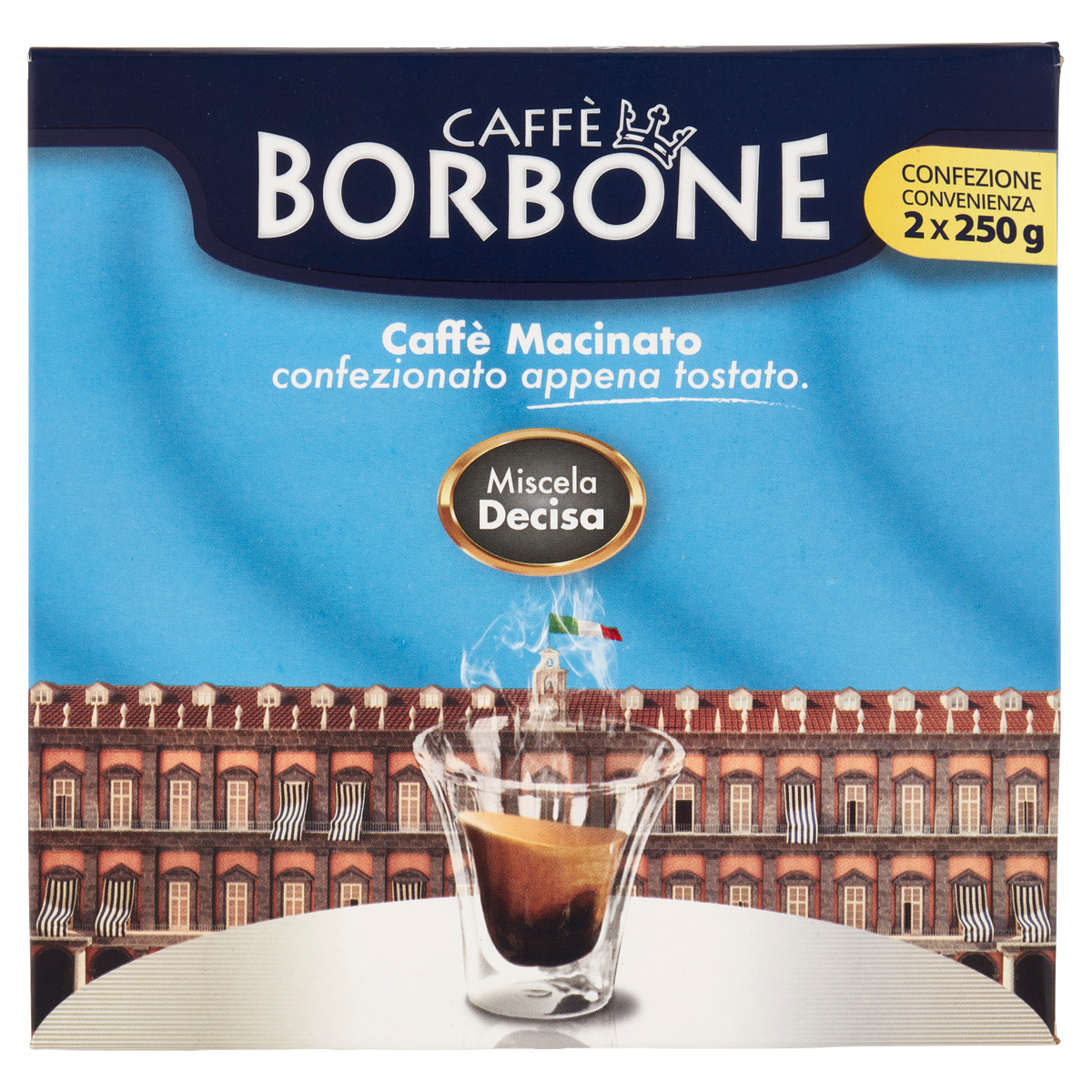 BORBONE MACINATO DECISA 250g X2 (8 in a box)