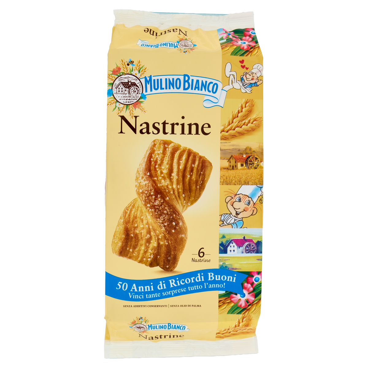 MULINO BIANCO NASTRINE X6 240g(12 in a box)