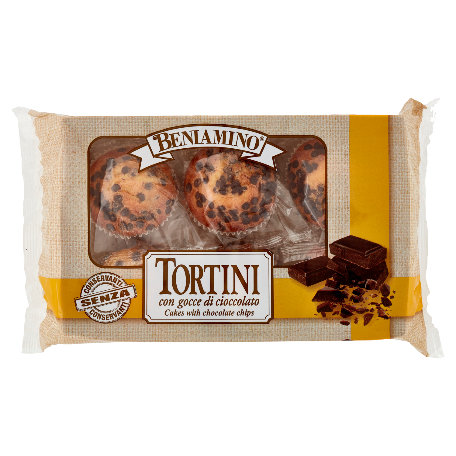 BENIAMINO TORTINO CON GOCCE CIOCCIOLATO 200g (14 in a box)
