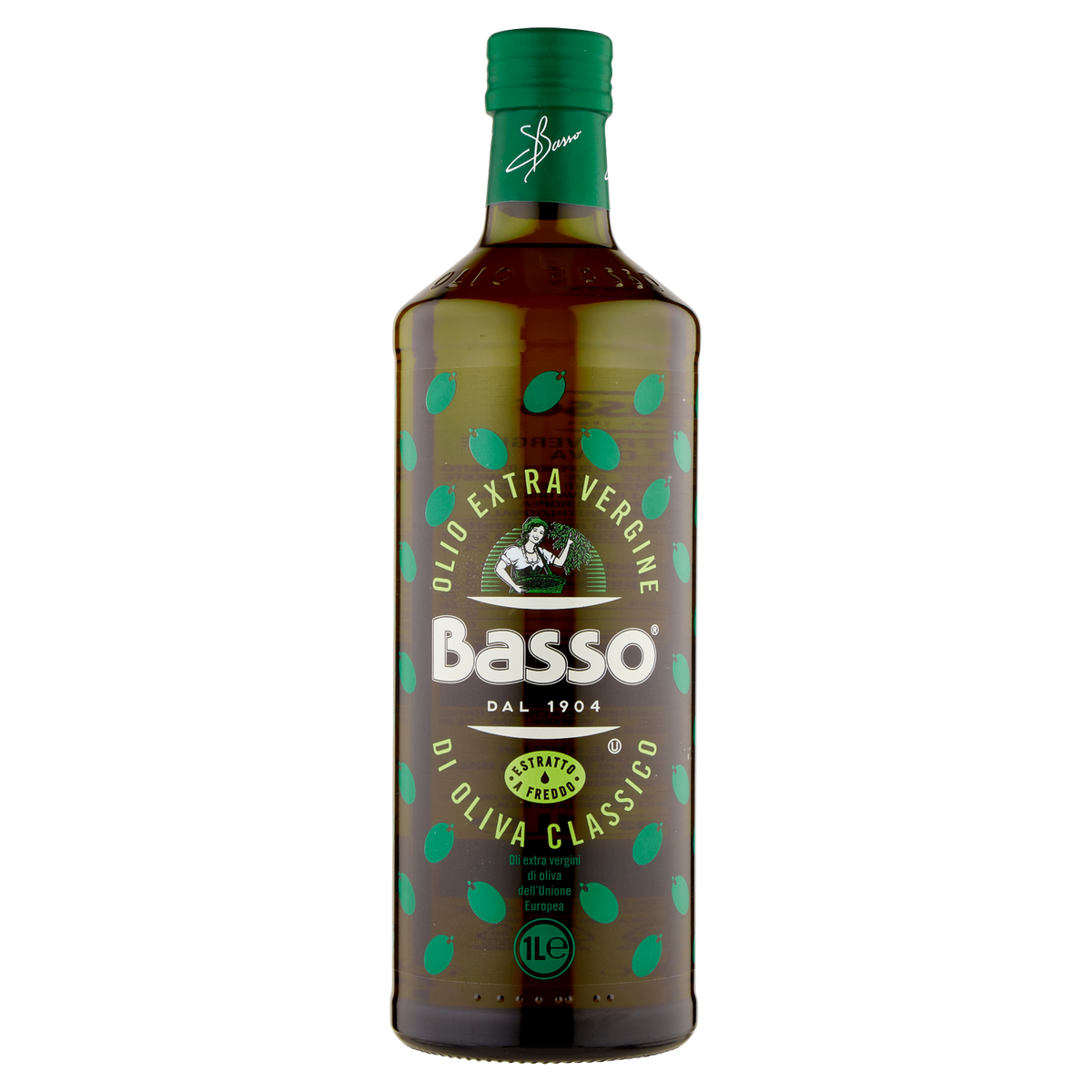 BASSO OLIO EXTRAVERGINE OLIVA 1L (12 in a box)