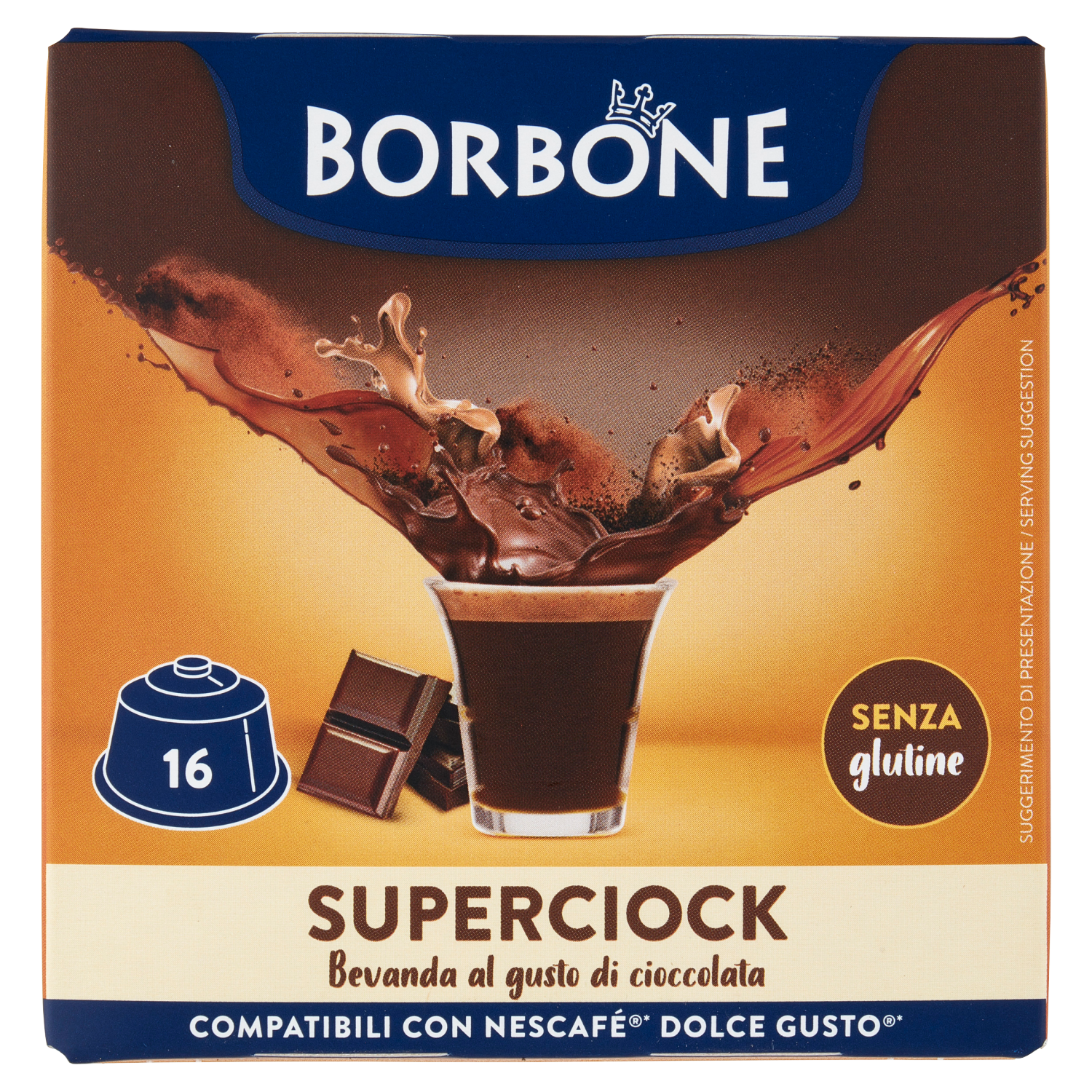 BORBONE SUPERCIOCK NESCAFE' DOLCE GUSTO X 16 320g (4 in a box)